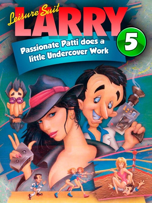 Portada de Leisure Suit Larry 5 - Passionate Patti Does a Little Undercover Work