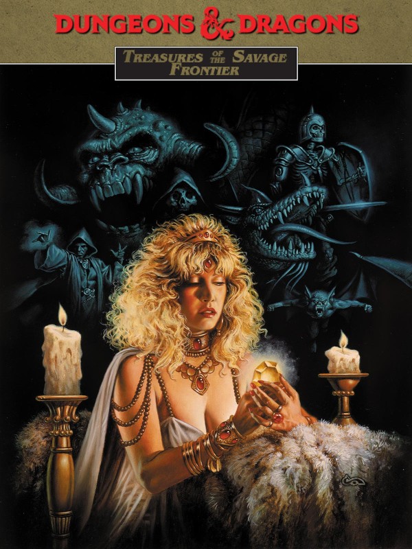 Portada de Treasures of the Savage Frontier