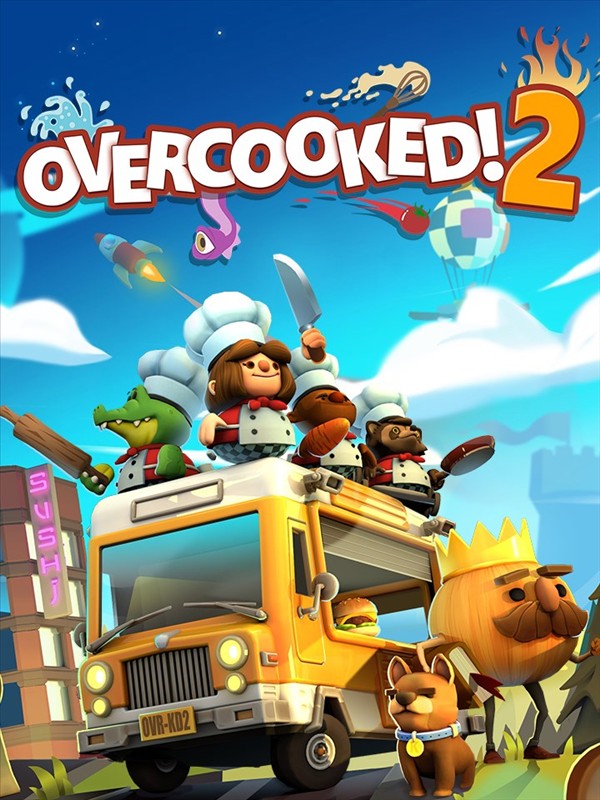 Portada de Overcooked! 2
