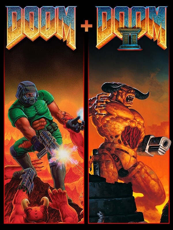 Portada de DOOM + DOOM II