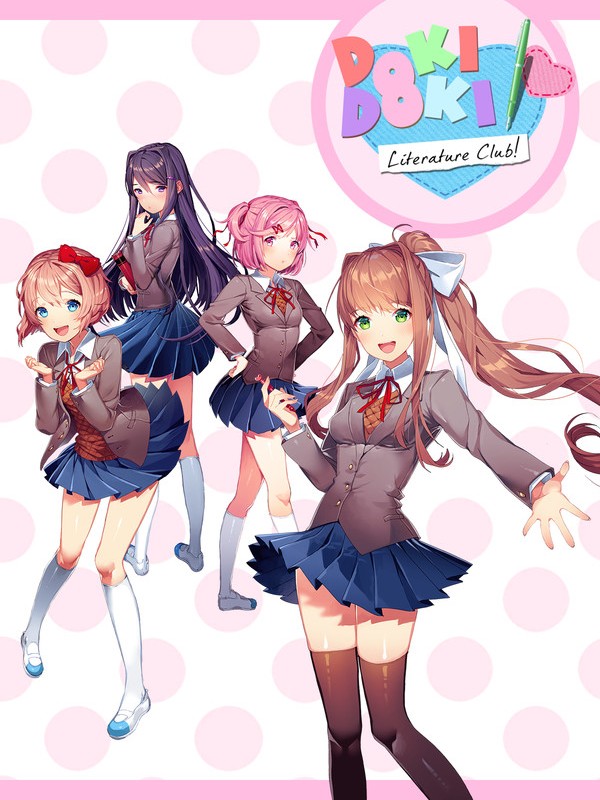 Portada de Doki Doki Literature Club
