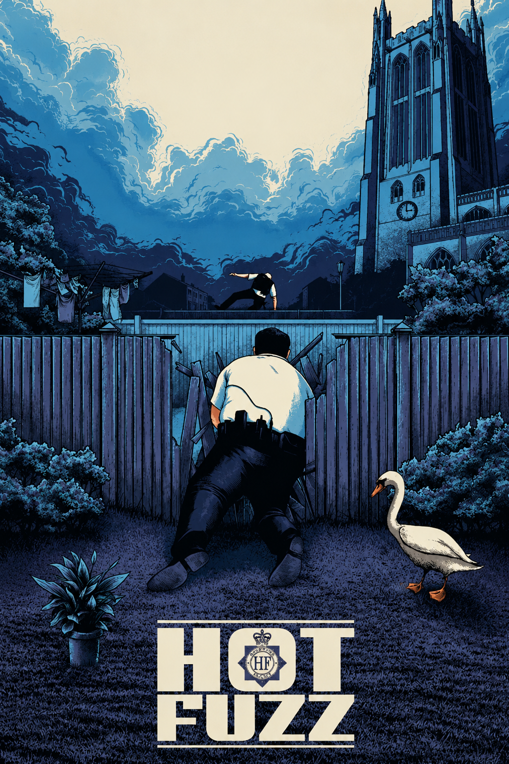 Póster de Hot Fuzz: Super Policías