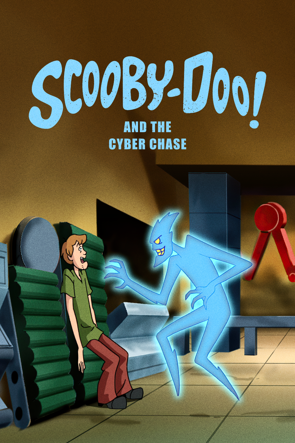Póster de ScoobyDoo y la persecucion cibernetica