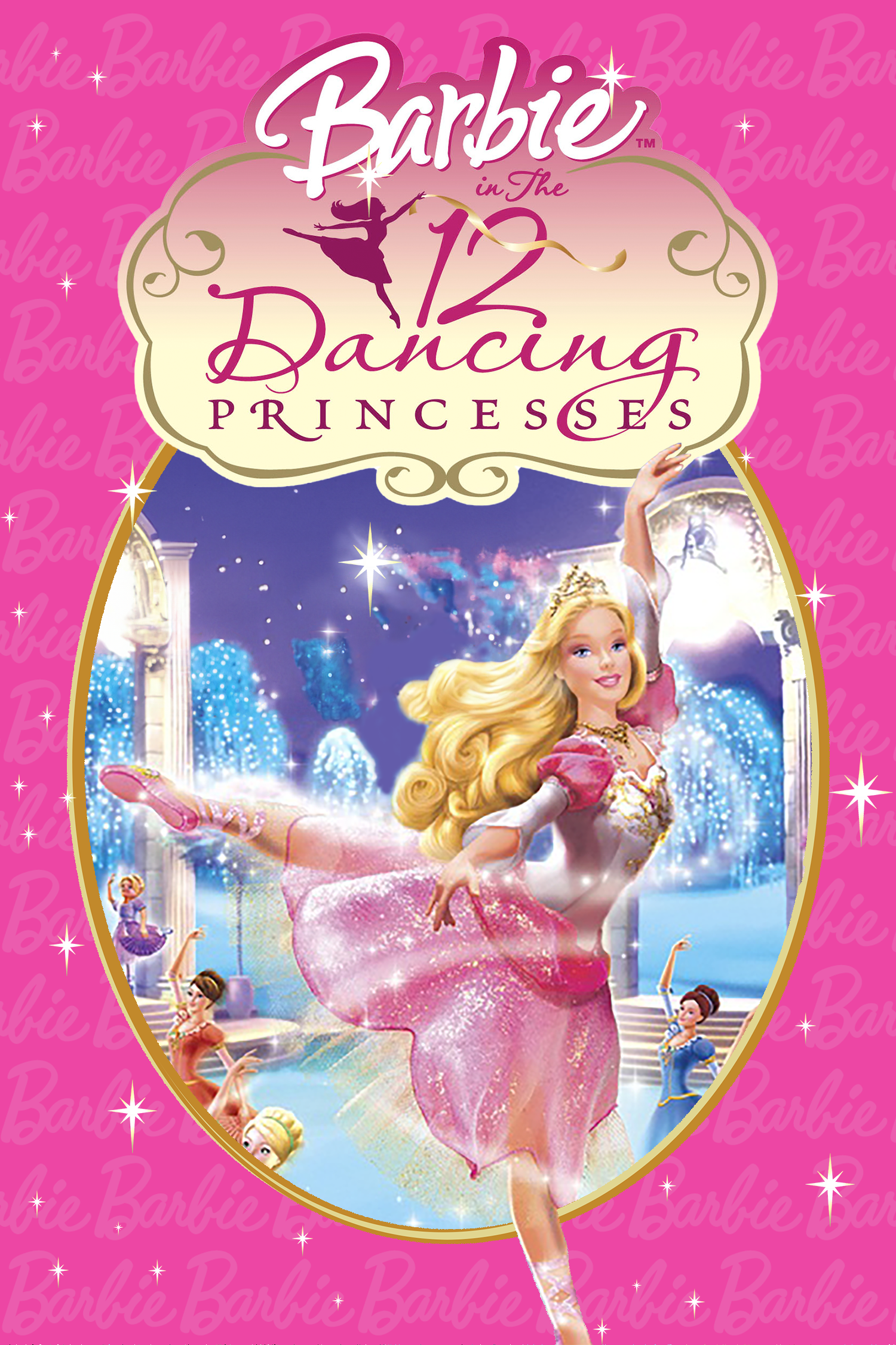 Póster de Barbie y las 12 princesas bailarinas